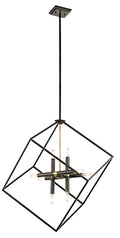 Cartone Eight Light Chandelier in Olde Bronze