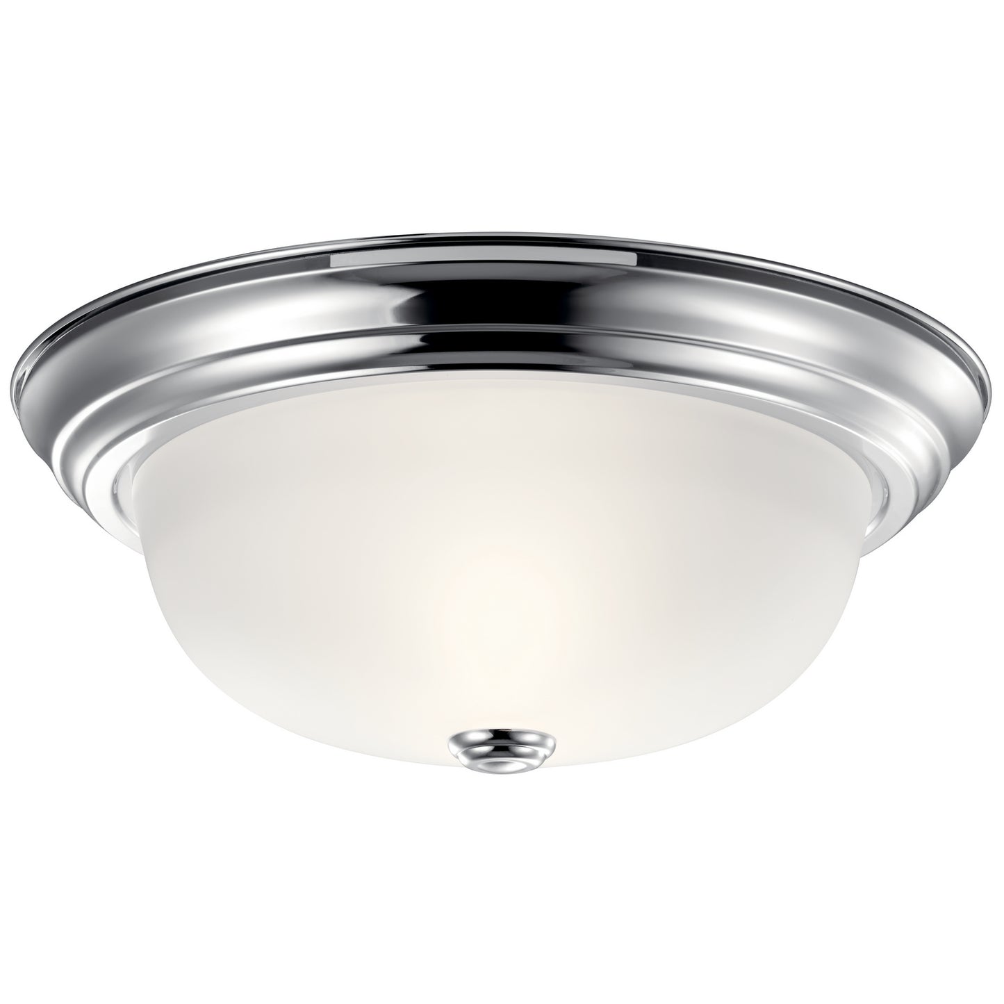 Two Light Flush Mount in Chrome