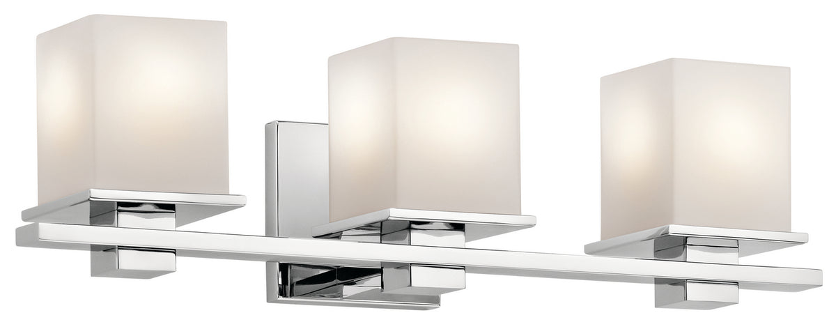 Tully Three Light Bath in Chrome
