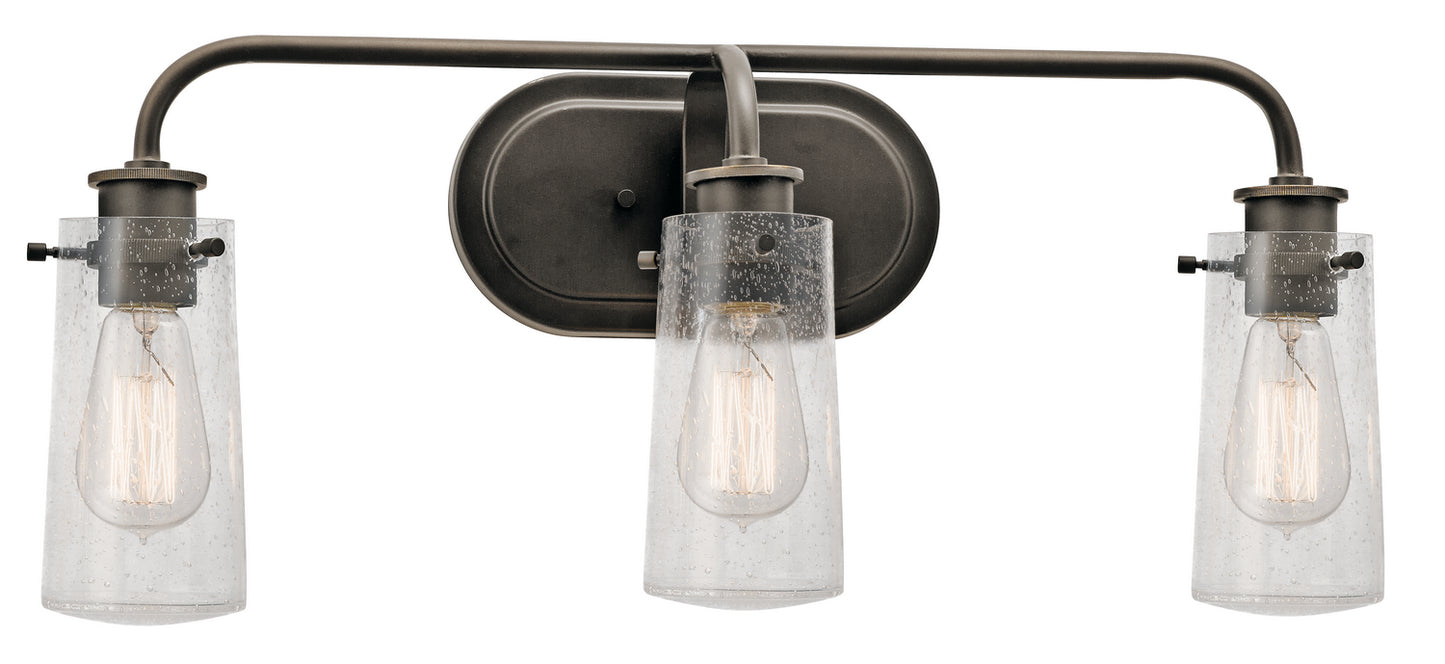 Braelyn Three Light Bath in Olde Bronze