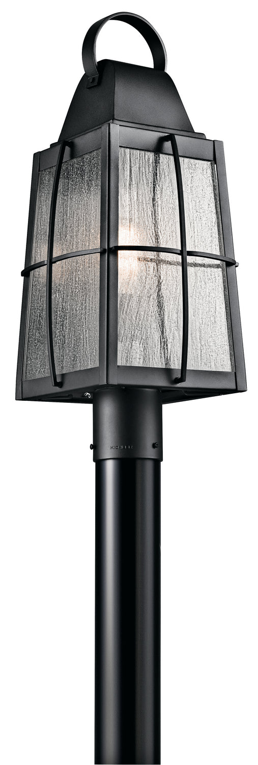 Tolerand One Light Outdoor Post Mount in Textured Black
