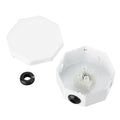 Dry Tape Accessory Splice Box Assembly in White Material (Not Painted)