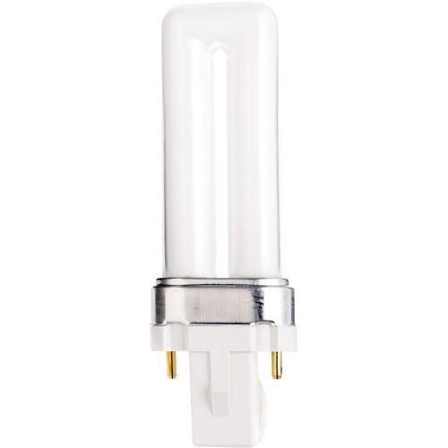 5W T4 CFL - 2-Pin Twin Tube - G23 Base - 2700K - Pack of 10