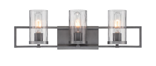 Elements Three Light Bath Bar in Charcoal