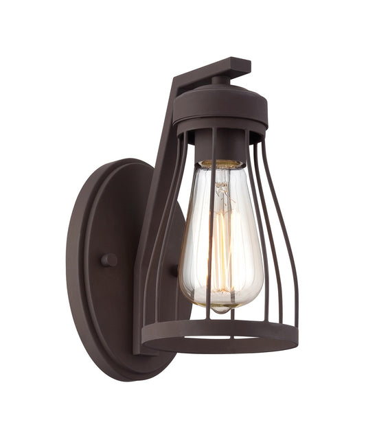 Brooklyn One Light Wall Sconce in Bronze