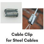 Sival Clip for Steel Cable Clip(s), 10-Pack