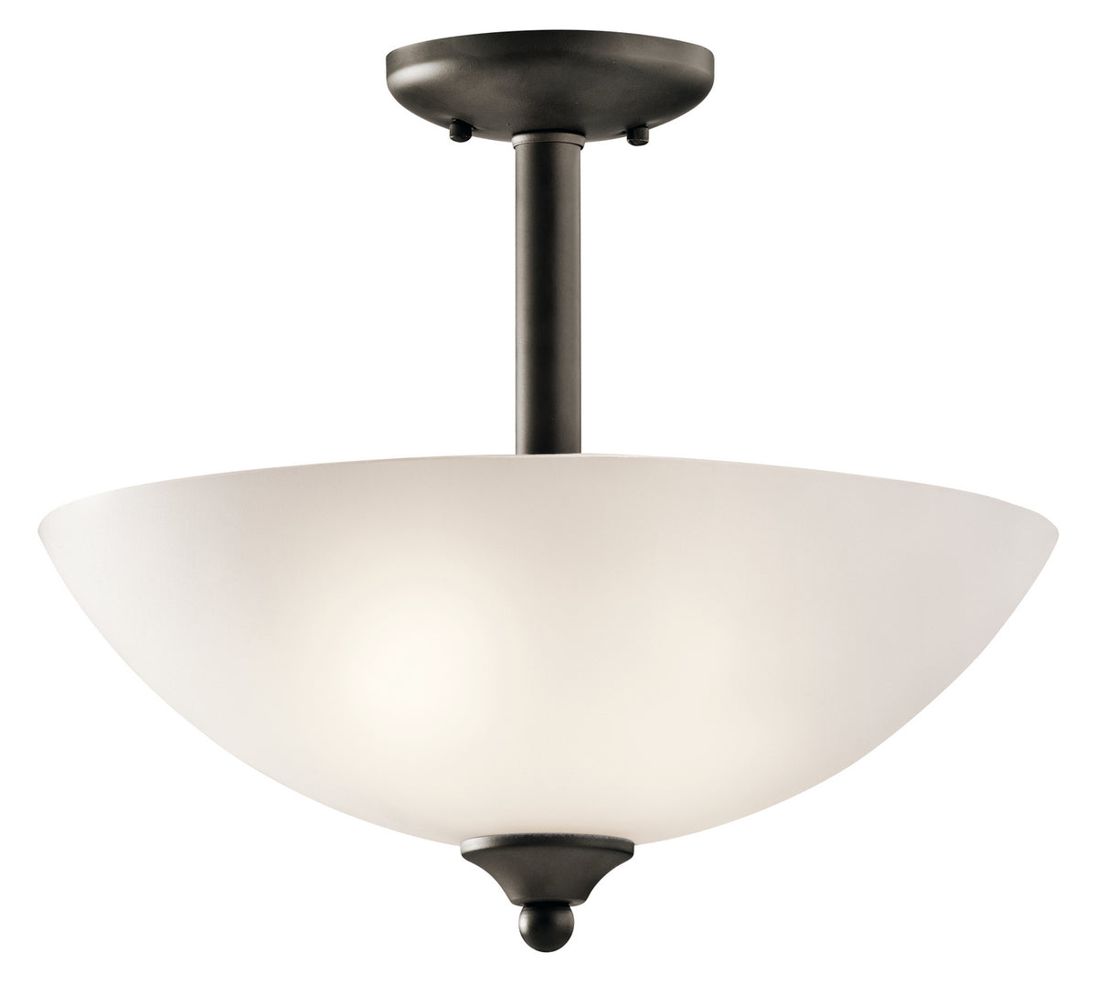 Jolie Two Light Pendant/Semi Flush in Olde Bronze