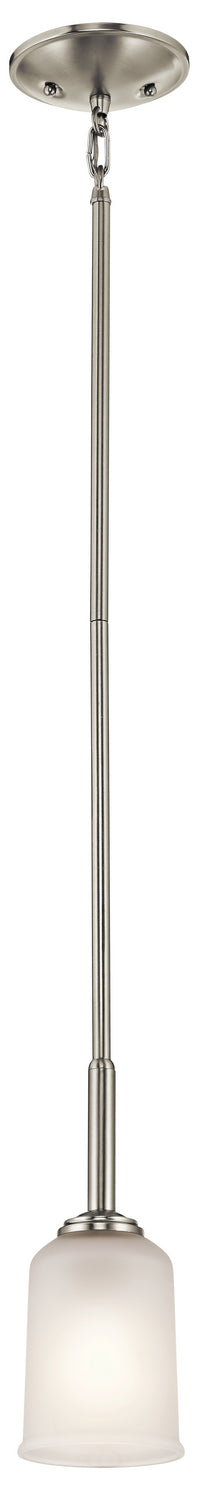 Shailene One Light Mini Pendant in Brushed Nickel