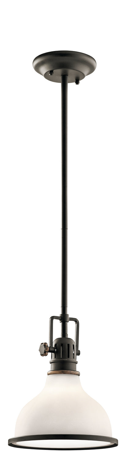 Hatteras Bay One Light Mini Pendant in Olde Bronze