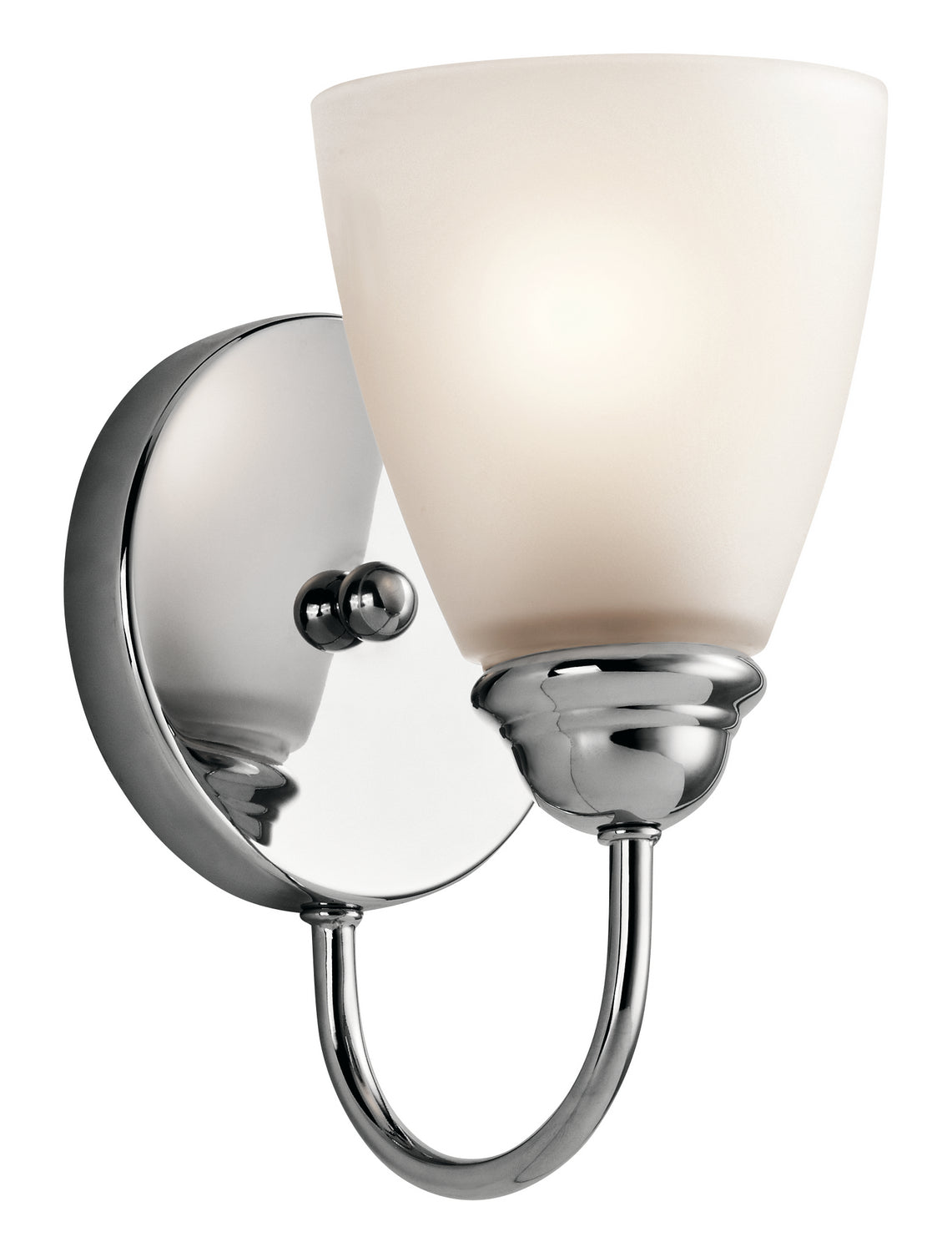 Jolie One Light Wall Sconce in Chrome