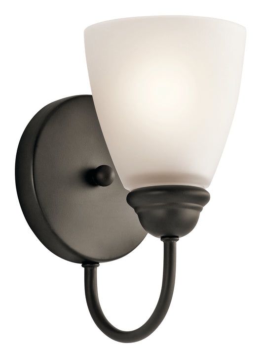 Jolie One Light Wall Sconce in Olde Bronze