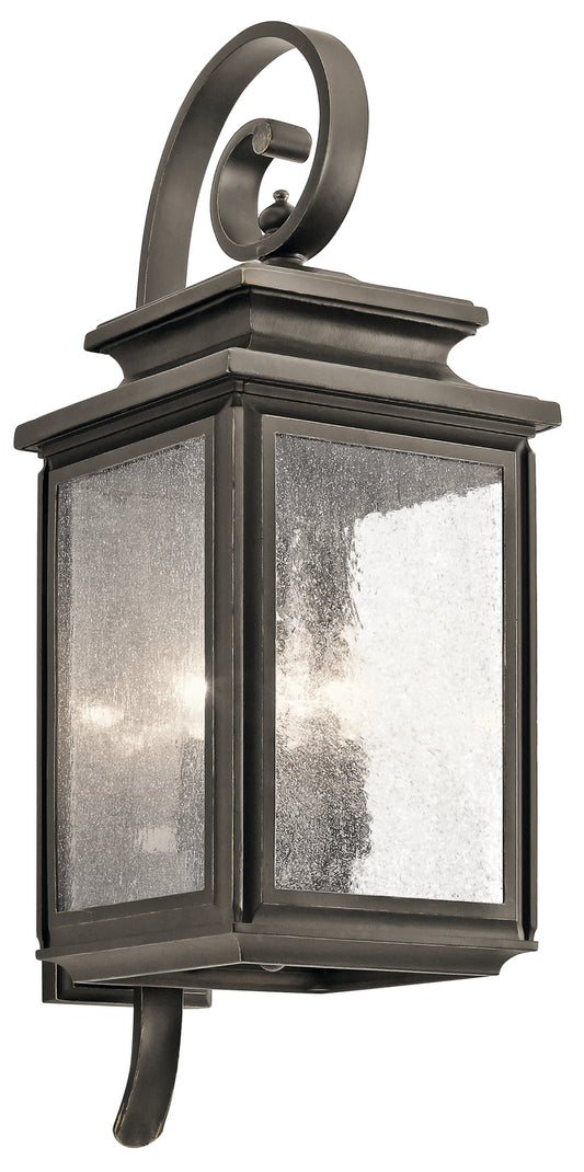 Wiscombe Park Four Light Outdoor Wall Mount in Olde Bronze
