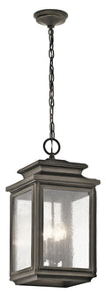 Wiscombe Park Four Light Outdoor Pendant in Olde Bronze