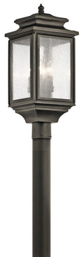 Wiscombe Park Four Light Outdoor Post Mount in Olde Bronze