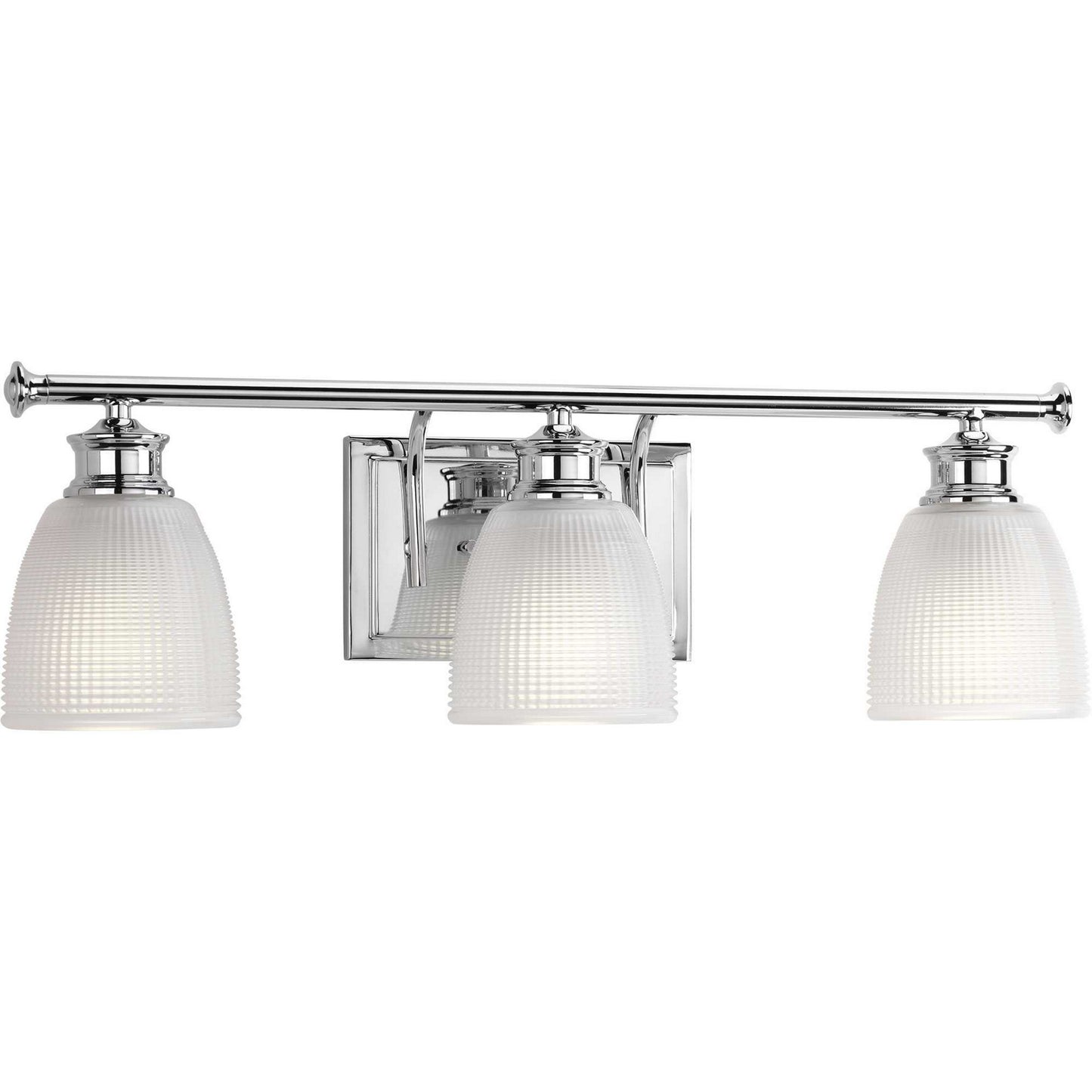 Lucky Three Light Bath in Polished Chrome