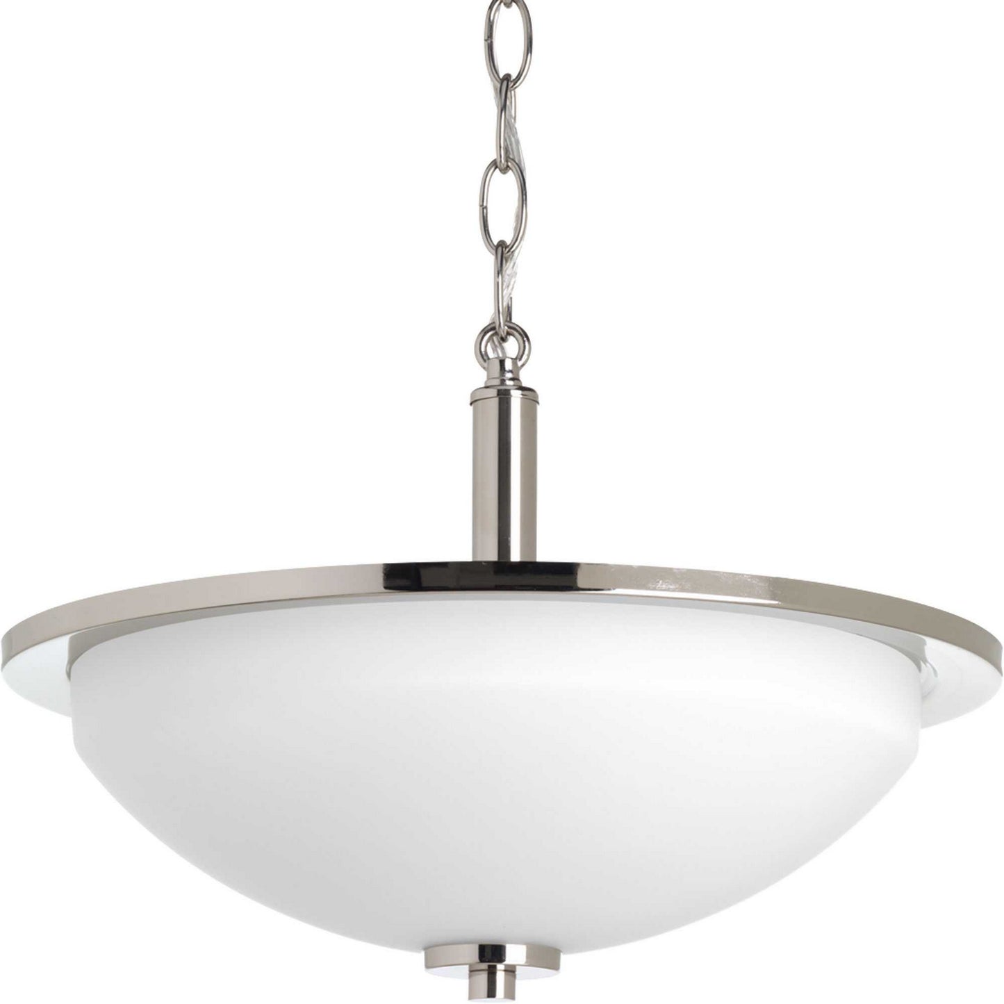 Replay Two Light Semi-Flush Mount in Polished Nickel