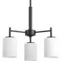 Progress Lighting - P4318-31 - Three Light Chandelier - Replay - Black