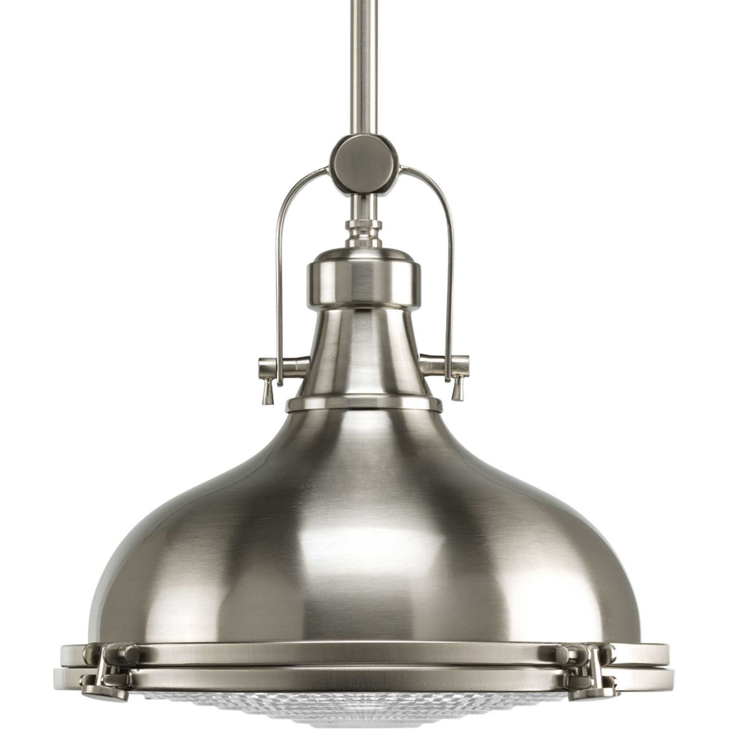 Progress Lighting - P5188-0930K9 - LED Pendant - Fresnel Pendant LED - Brushed Nickel