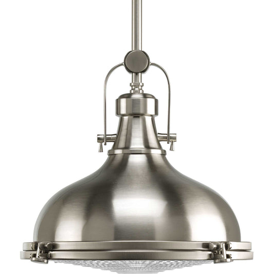 Progress Lighting - P5188-0930K9 - LED Pendant - Fresnel Pendant LED - Brushed Nickel