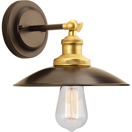 Archives One Light Wall Sconce in Antique Bronze