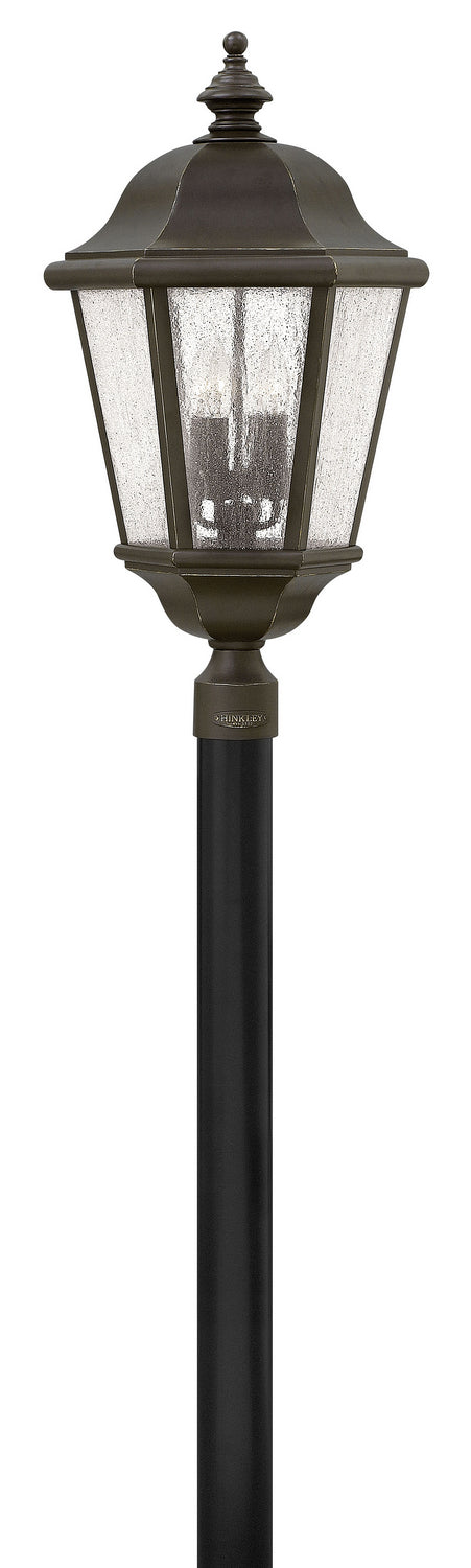 Edgewater LED Post Top or Pier Mount Lantern in Oil Rubbed Bronze