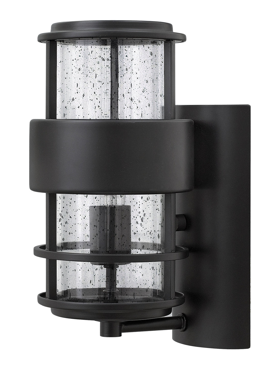 Saturn LED Wall Mount in Satin Black