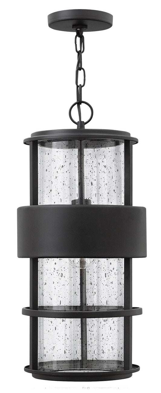 Saturn LED Hanging Lantern in Satin Black