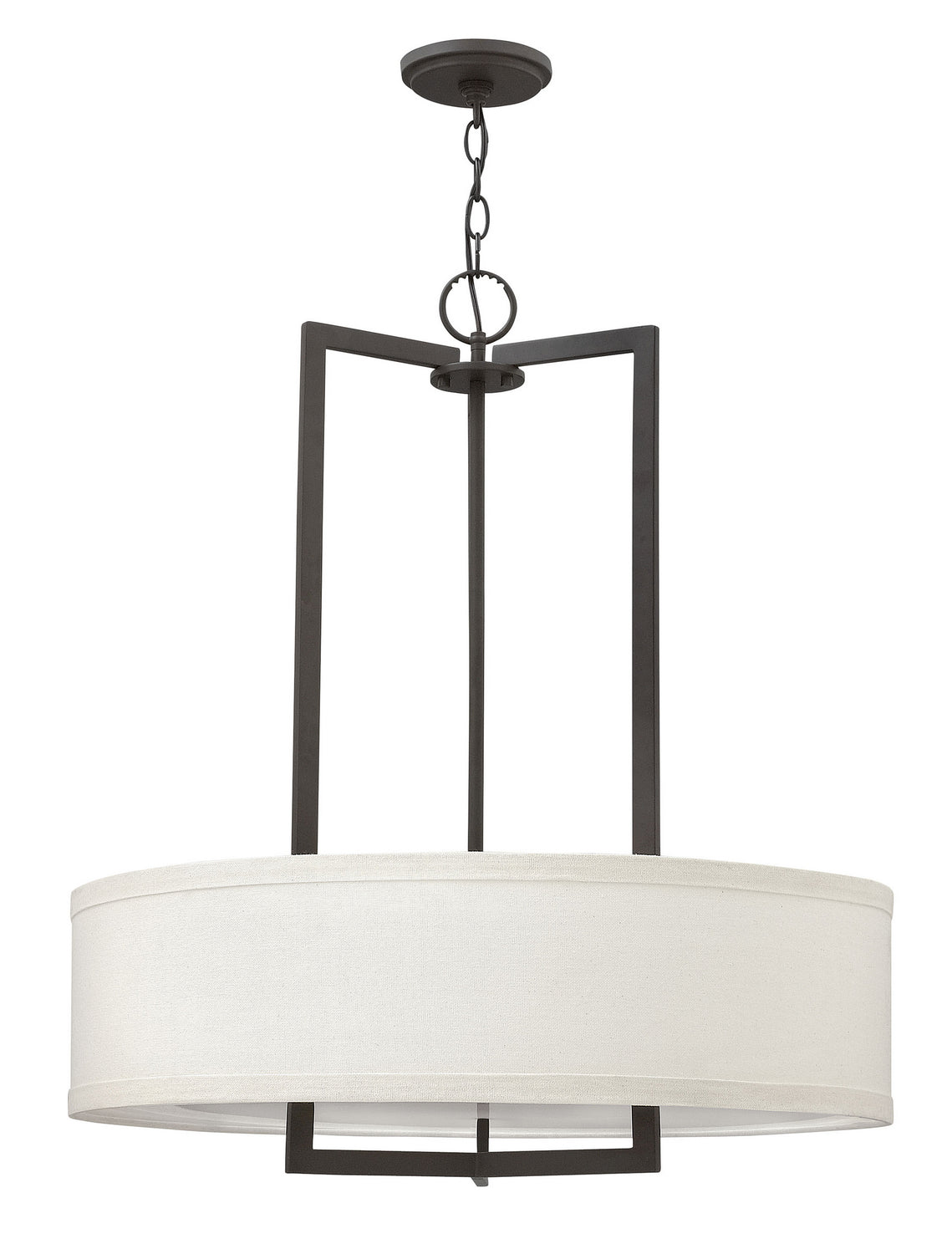 Hampton LED Chandelier in Buckeye Bronze