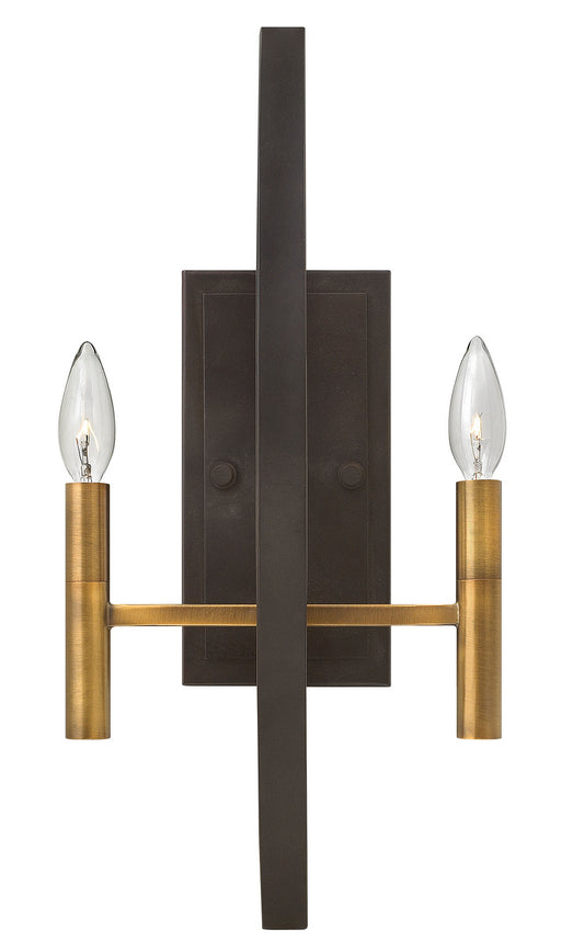 Euclid LED Wall Sconce in Spanish Bronze