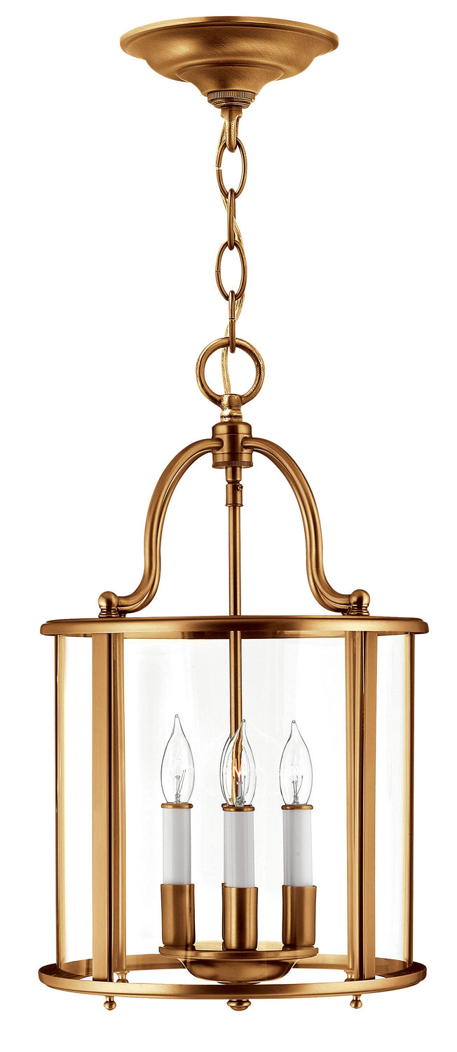 Gentry LED Chandelier in Heirloom Brass