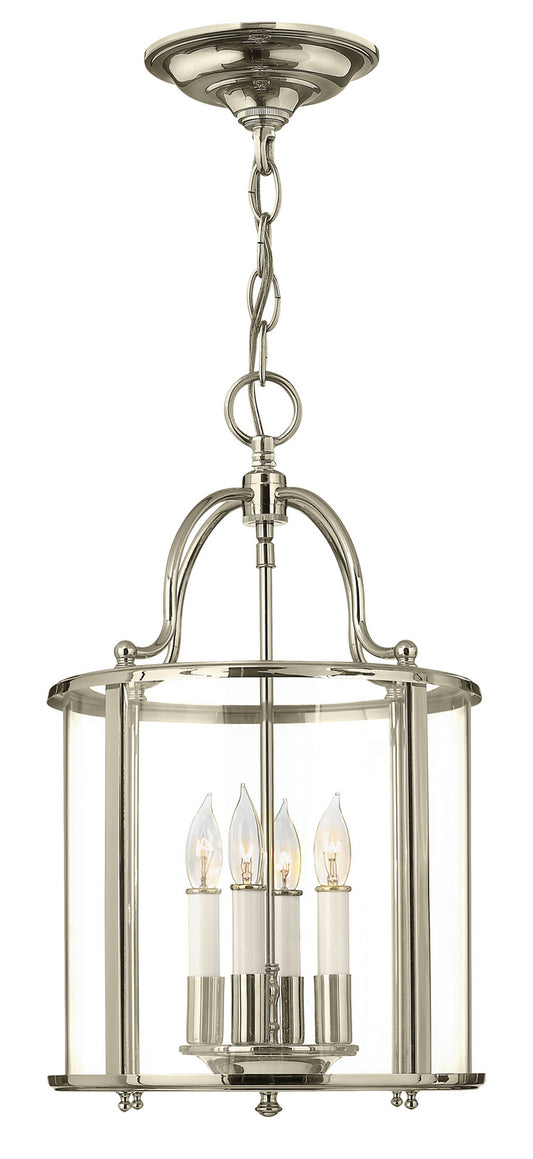 Gentry LED Chandelier in Polished Nickel