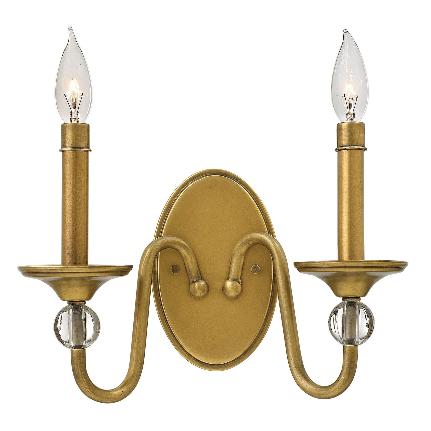 Eleanor LED Wall Sconce in Heritage Brass