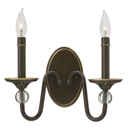 Eleanor LED Wall Sconce in Light Oiled Bronze