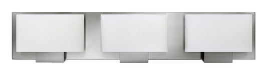 Mila Three Light Vanity in Brushed Nickel