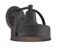 Portland-DS One Light Wall Lantern in Weathered Pewter