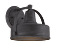 Portland-DS One Light Wall Lantern in Weathered Pewter