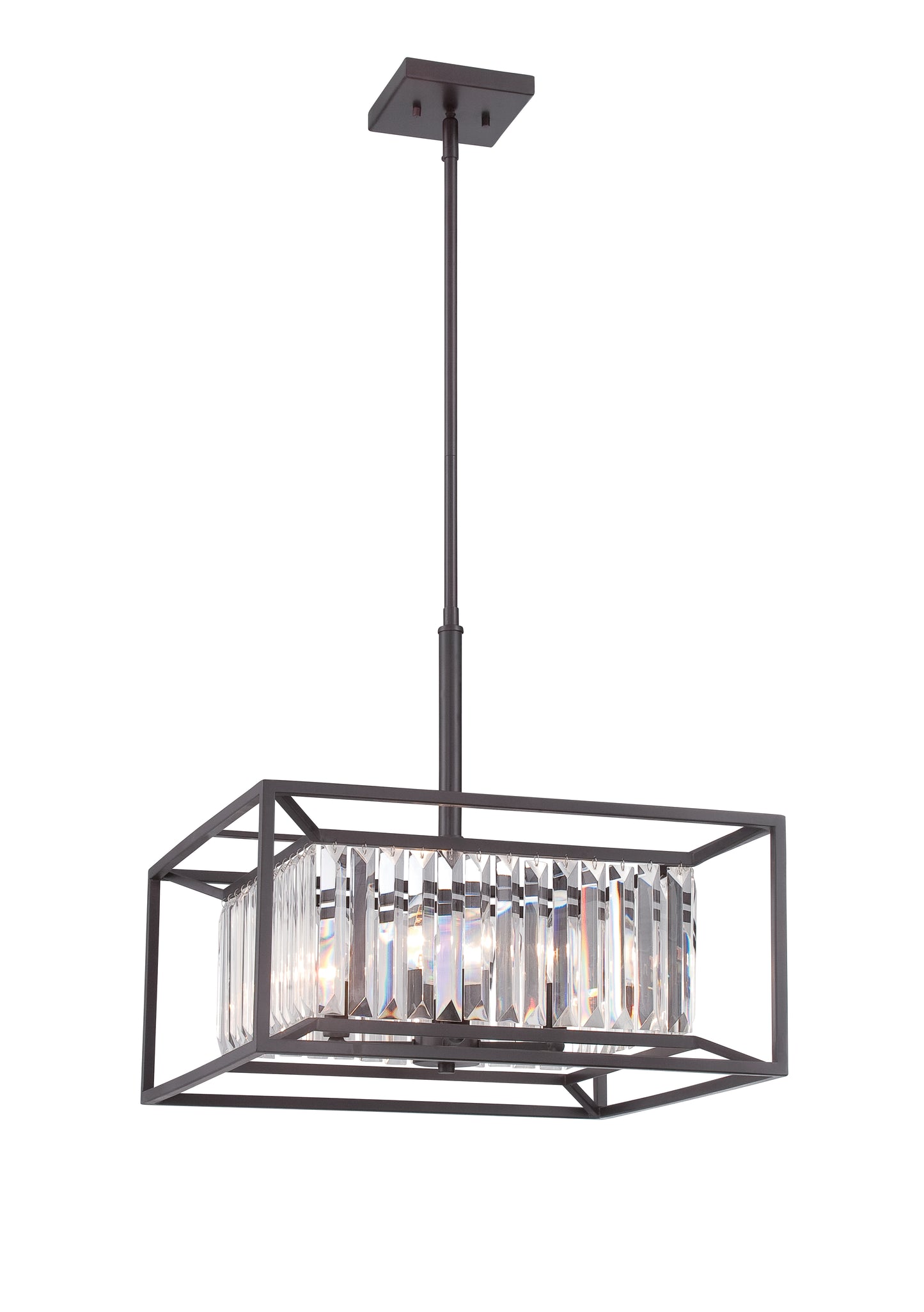 Linares Four Light Pendant in Vintage Bronze