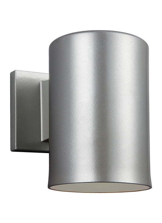 Outdoor Cylinders One Light Outdoor Wall Lantern in Painted Brushed Nickel