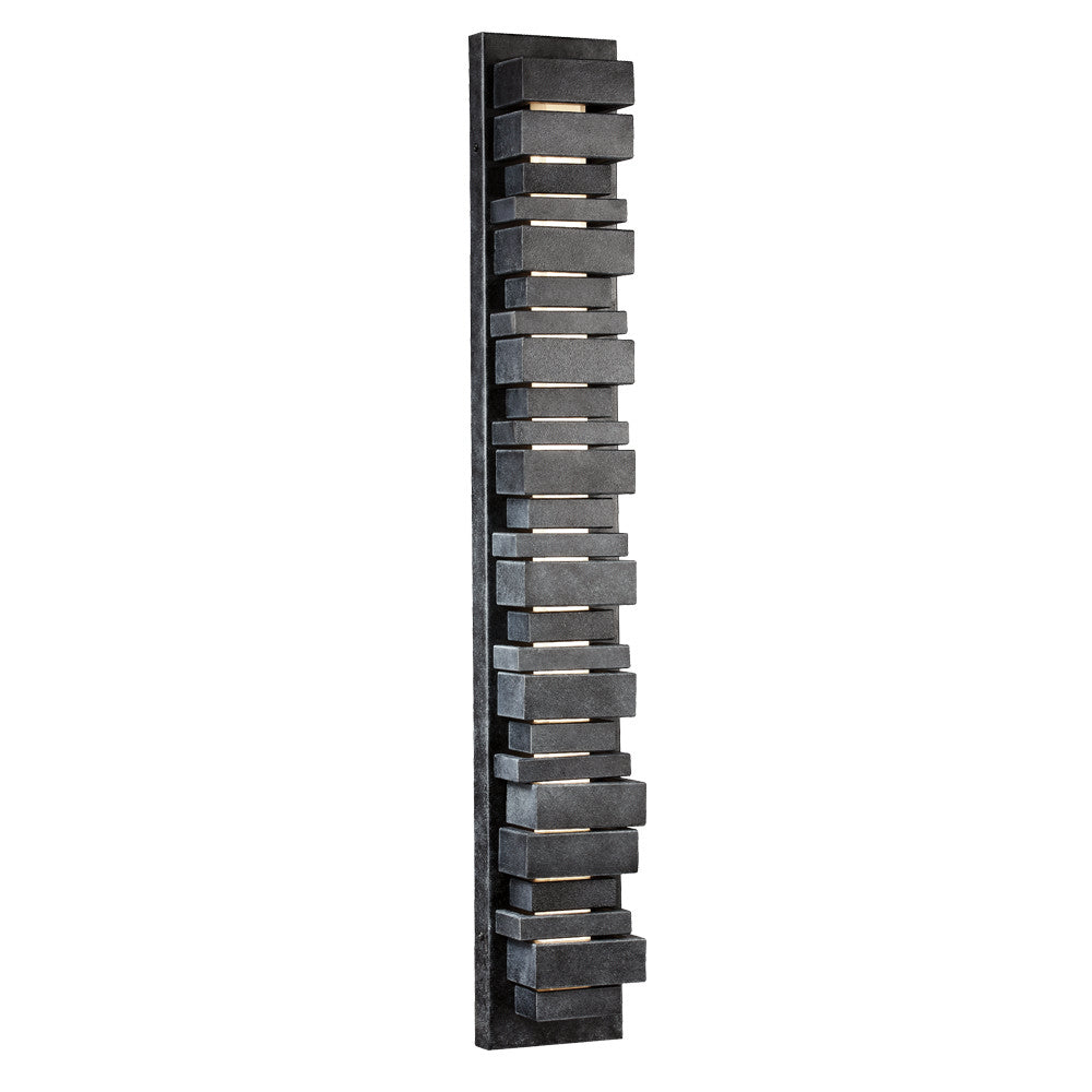 Ledgend LED Outdoor Wall Sconce in Dark Weathered Zinc