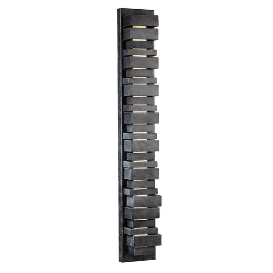 Ledgend LED Outdoor Wall Sconce in Dark Weathered Zinc