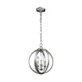 Corinne Three Light Pendant in Polished Nickel