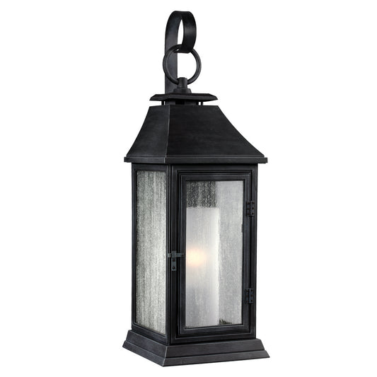 Shepherd One Light Lantern in Dark Weathered Zinc