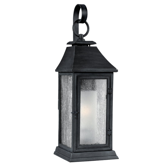 Shepherd One Light Lantern in Dark Weathered Zinc