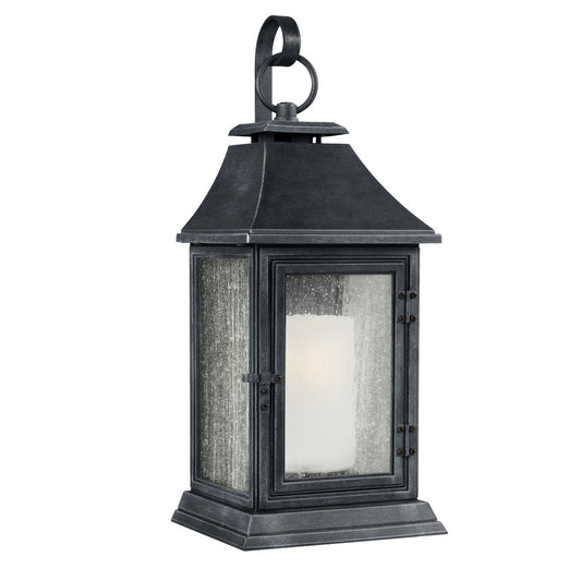 Shepherd One Light Lantern in Dark Weathered Zinc