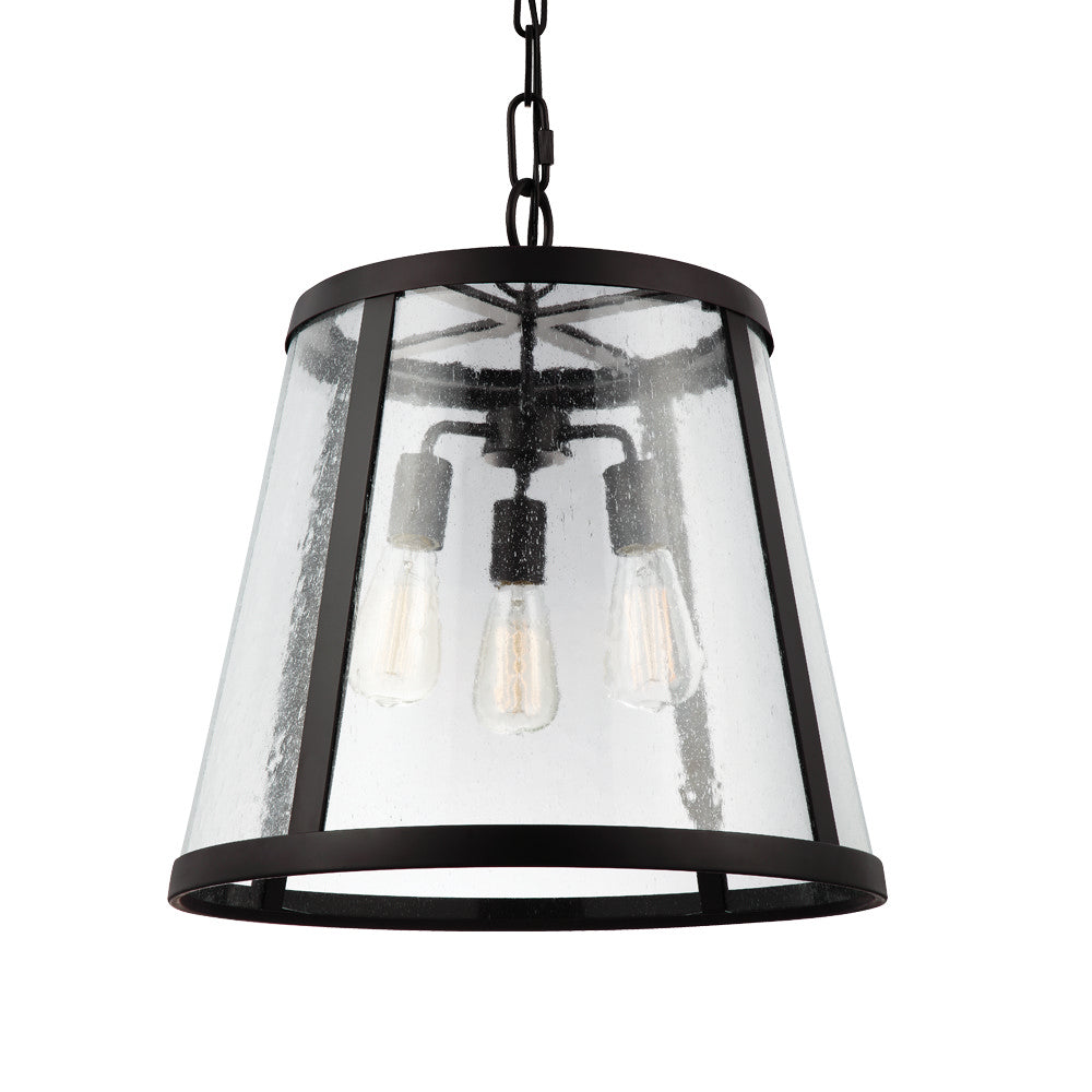 Harrow Three Light Pendant in Oil Rubbed Bronze