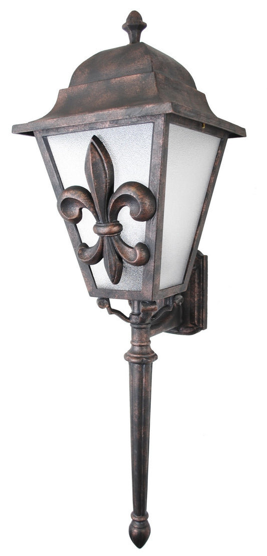Fleur De Lis Series Outdoor Wall Mount