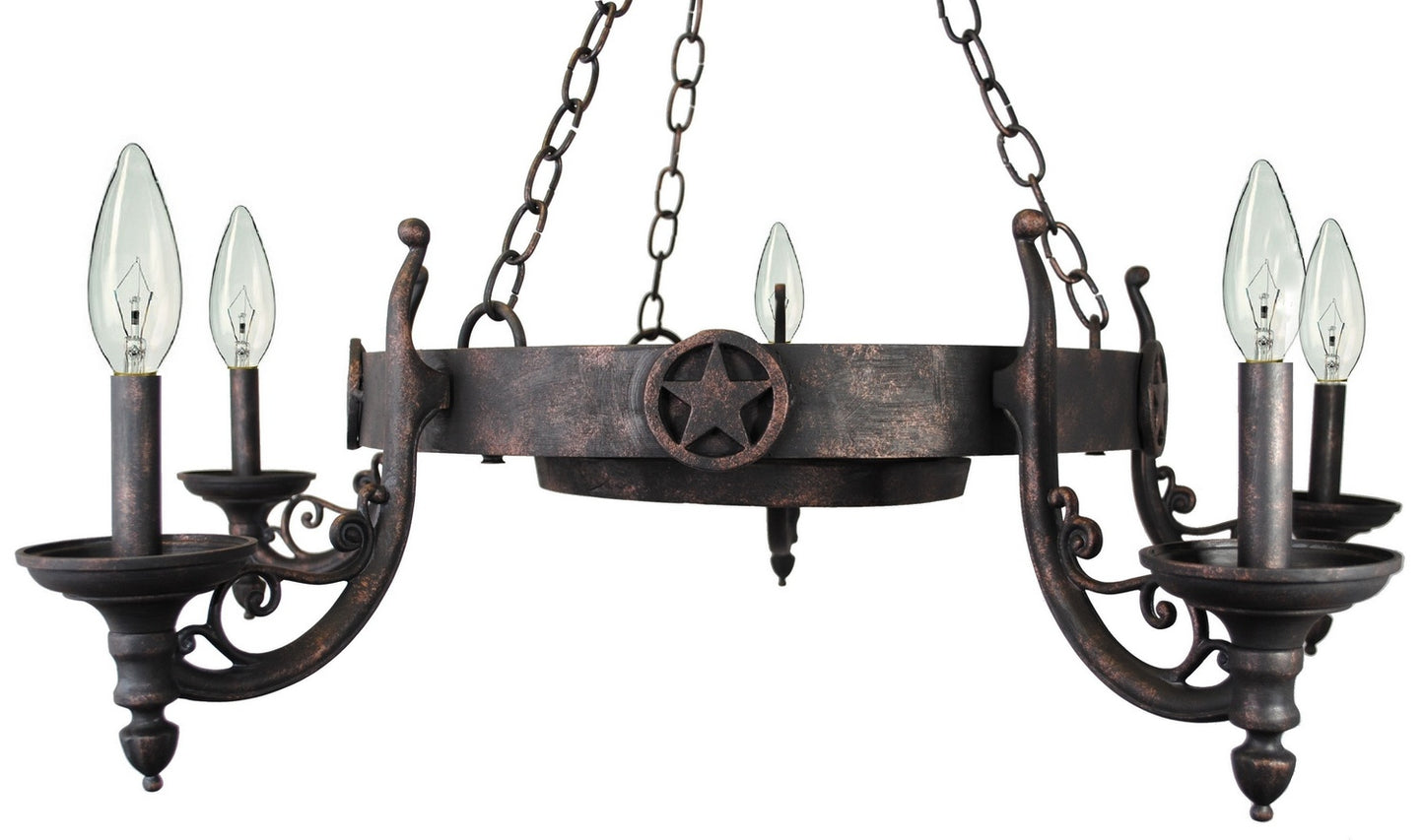 Melissa Lighting - 5R-LS-17A - Chandelier - Lone Star Series