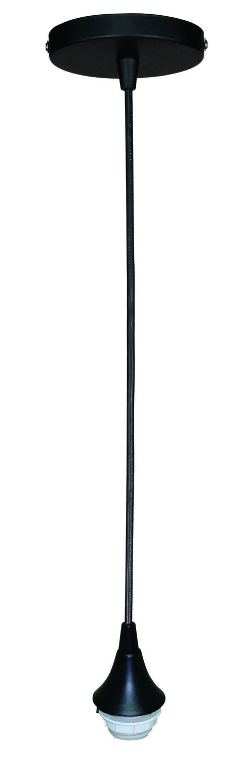 Design & Combine One Light Mini Pendant Hardware in Matte Black