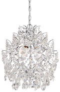 Isabella's Crown Three Light Mini Chandelier in Chrome
