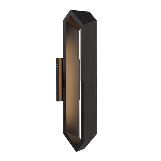 Pitch LED Wall Sconce in Sand Coal Black